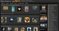 Desktop Screenshot of glassartists.org